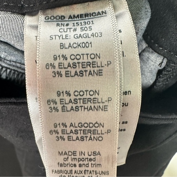 Good American NEW! Black Good Legs Skinny Jeans Size 32 - Picture 9 of 9